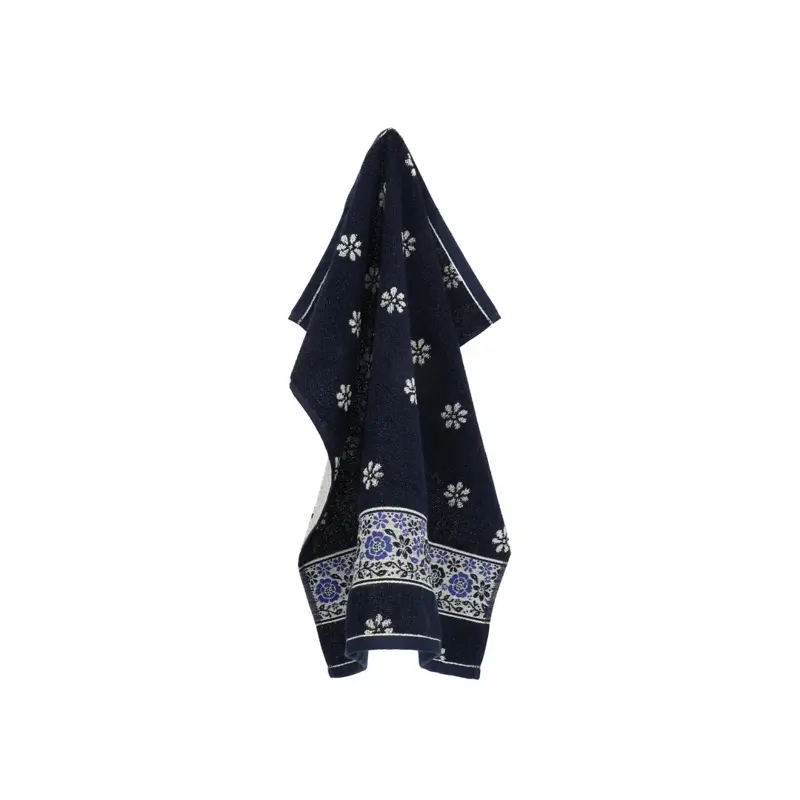 Foto 3 Handdoek Belle Fleur Blauw