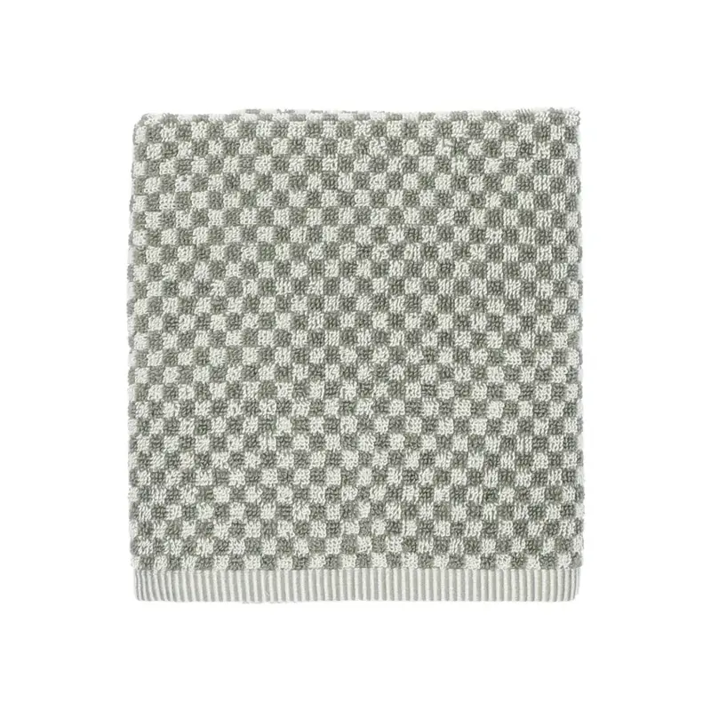 Foto 1 Handdoek Kleine Blok Groen