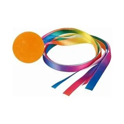Foto 3 Stuiterbal met lintjes