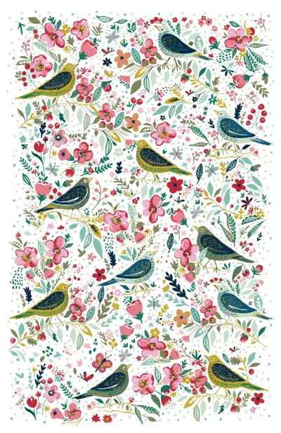 Foto van Theedoek Dawn Chorus