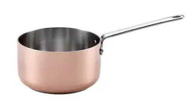 Foto van Koperen steelpan 16,5 cm