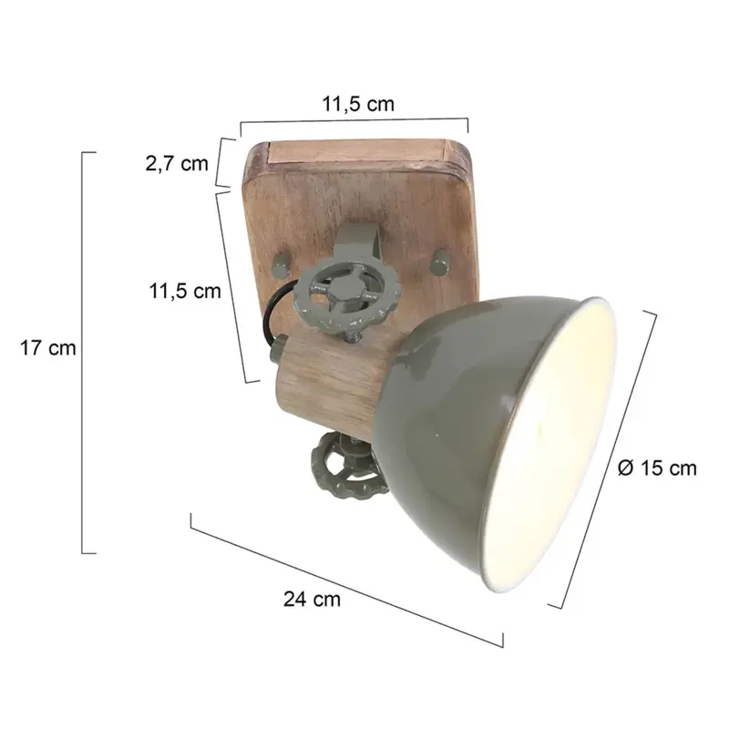Foto 6 Plafondlamp Gearwood 7968G Groen Gearwood 7968G