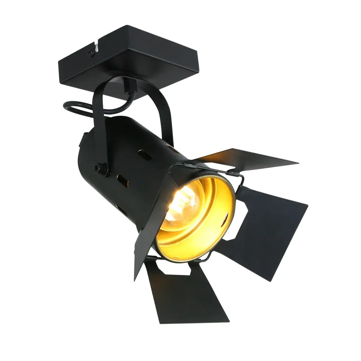 Foto van Plafondspot Brooklyn 2134ZW Zwart Brooklyn 2134ZW