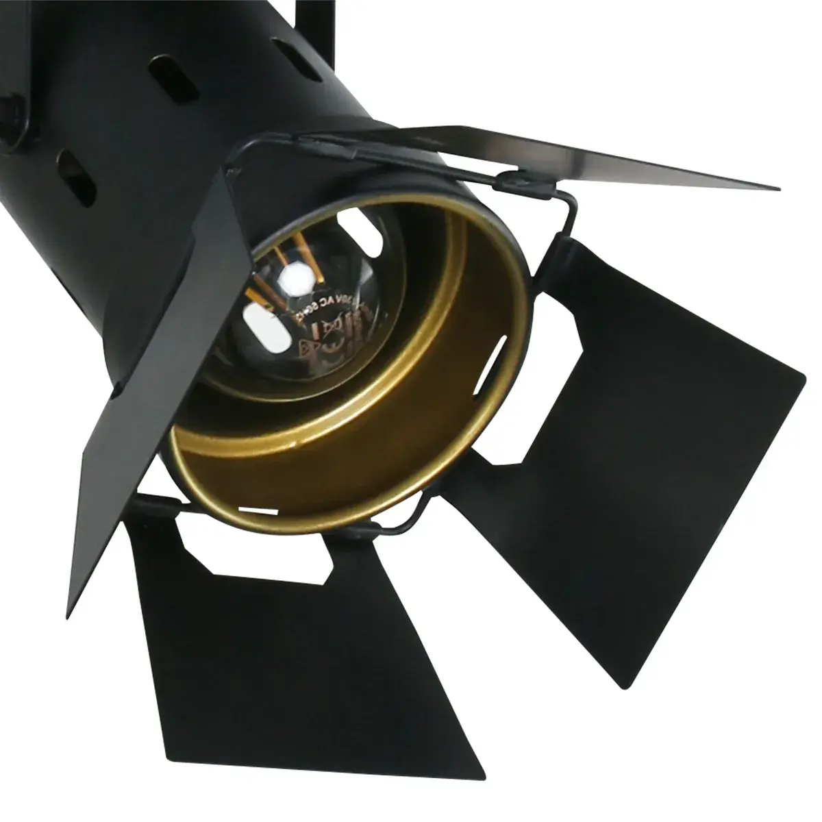 Foto 4 Plafondspot Carré 7996ZW Zwart Carree 7996ZW