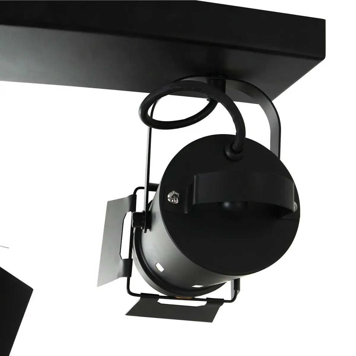 Foto 4 Plafondspot Carré 7997ZW Zwart Carree 7997ZW