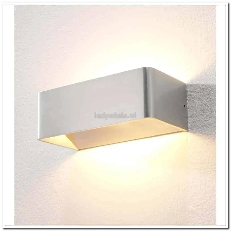 Foto 4 Mainz wandlamp aluminium  WL MAINZ ALU  LED aluminium 7 cm