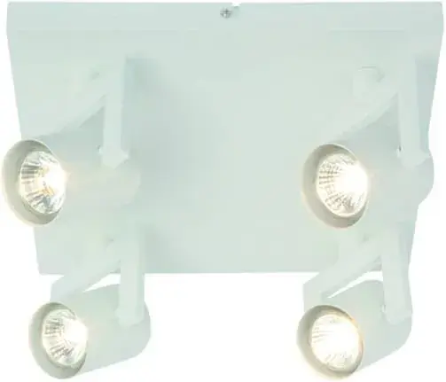 Foto van LED spot Odies staalkleur PL 2441 S 4 lichts dimbaar