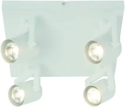 Foto van LED spot Vablo wit PL 9944 W 4 lichts dimbaar