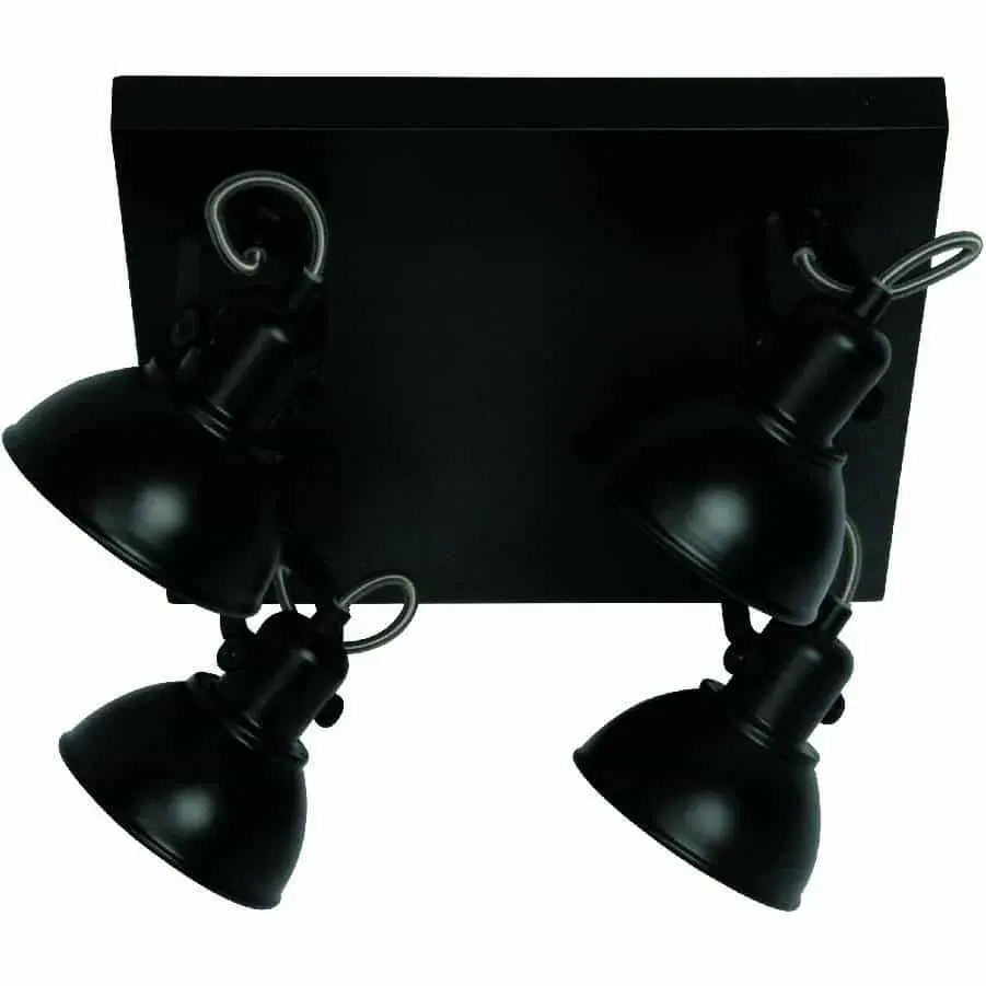 Foto van LED spot Odies staalkleur PL 2441 S 4 lichts dimbaar