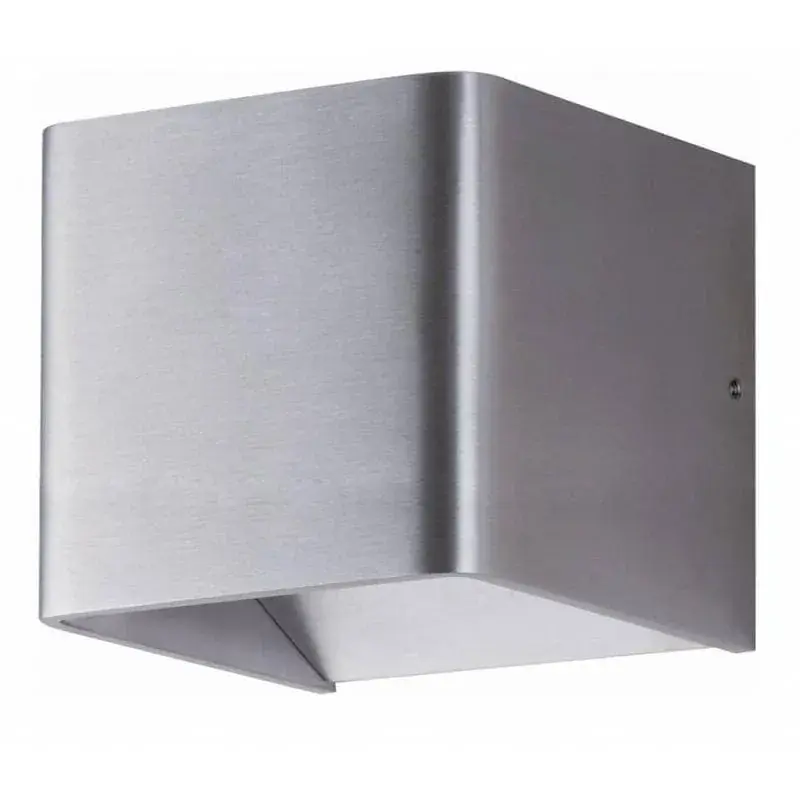 Foto 2 Fulda wandlamp aluminium WL FULDA ALU 1 LED aluminium 10 cm