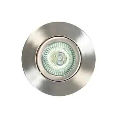 Foto van Inbouwspot rond kantelbaar 51mm staal