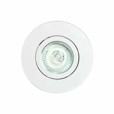 Foto van Inbouwspot rond kantelbaar 51mm wit