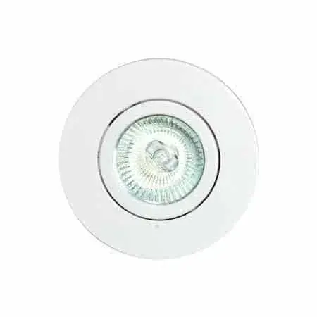 Foto 1 Inbouwspot rond kantelbaar 51mm wit