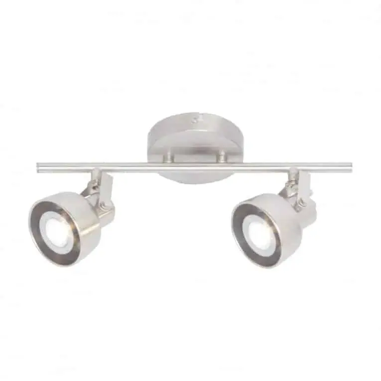 Foto van Spot 3lichts Odisseo LED Staal PL 2431 S Incl Ledlampjes