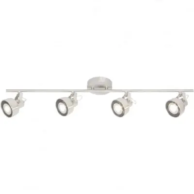Foto van LED spot Odies staalkleur PL 2441 S 4 lichts dimbaar