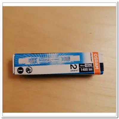 Foto van Osram Haloline/staafhalogeen ECO 230V 80W kort 78mm R7s 15-64690ES