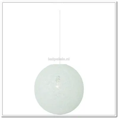 Foto van Hl. touwbol "Abaca" 35cm Wit H 1250 W
