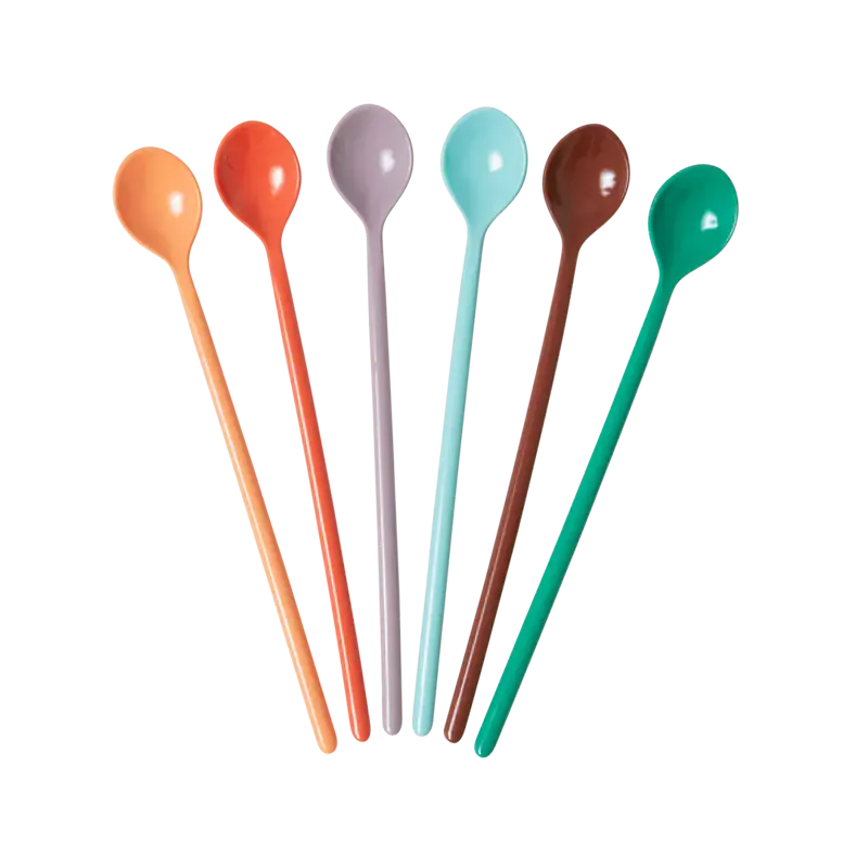 Foto 1 Melamine latte spoon 6st Disco