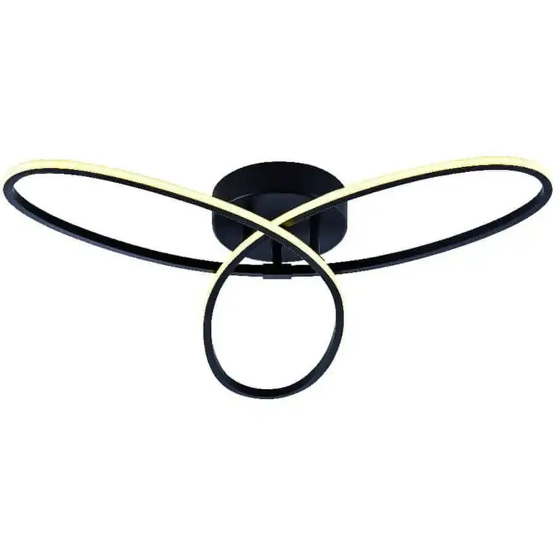 Foto 1 Plafondlamp Spiral zwart met 3 standen dimmer
