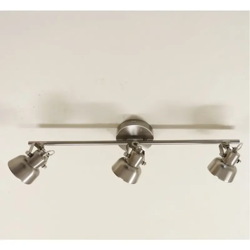 Foto 1 Spot 3lichts Odisseo LED Staal PL 2431 S Incl Ledlampjes