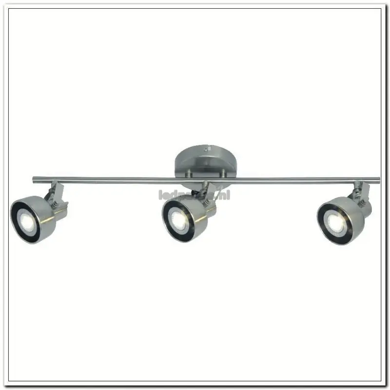 Foto 11 Spot 3lichts Odisseo LED Staal PL 2431 S Incl Ledlampjes