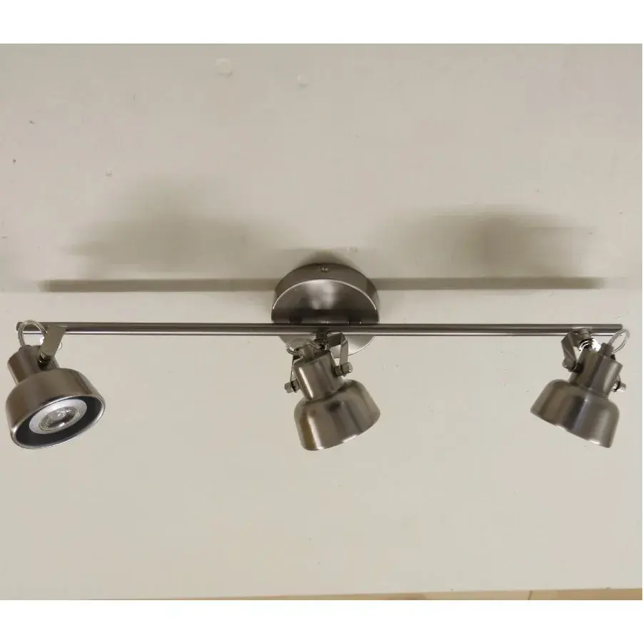 Foto 12 Spot 3lichts Odisseo LED Staal PL 2431 S Incl Ledlampjes