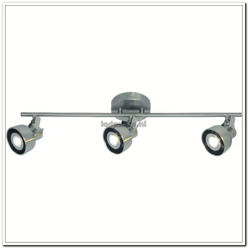 Foto 5 Spot 3lichts Odisseo LED Staal PL 2431 S Incl Ledlampjes