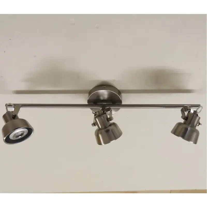Foto 6 Spot 3lichts Odisseo LED Staal PL 2431 S Incl Ledlampjes