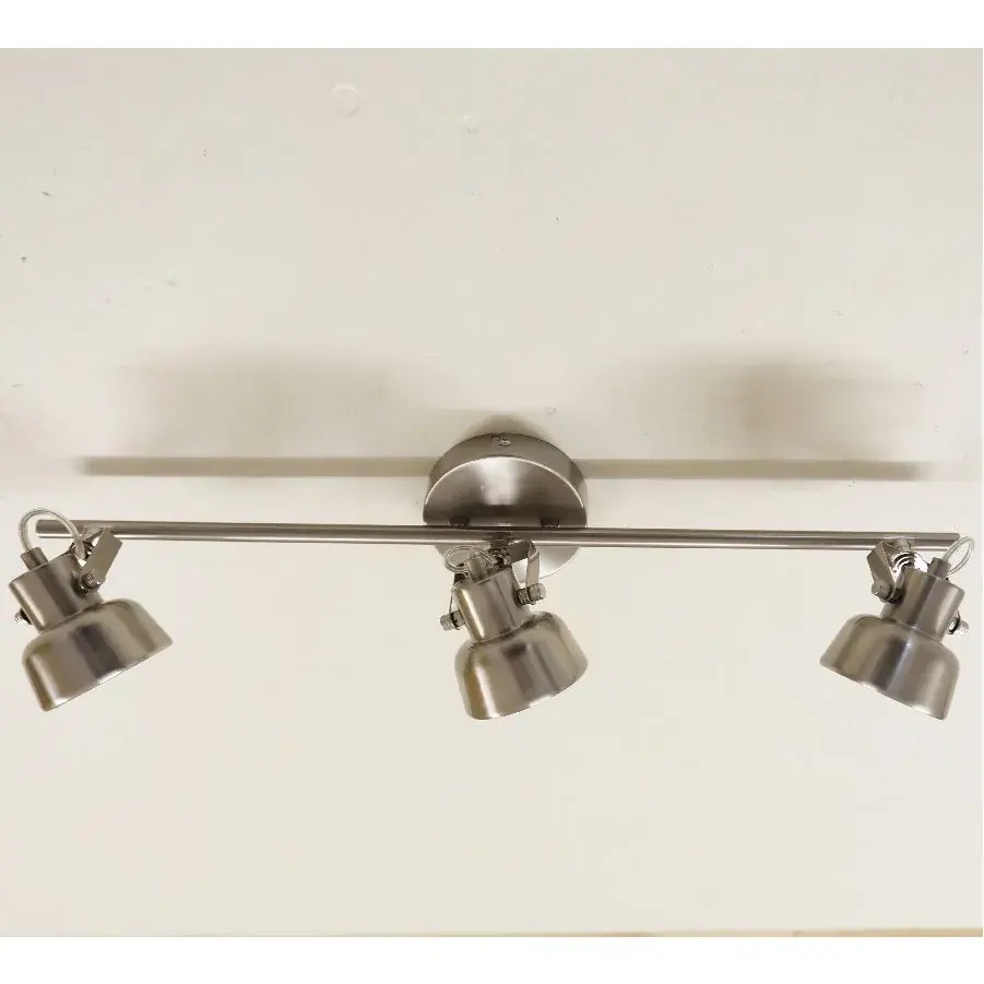 Foto 8 Spot 3lichts Odisseo LED Staal PL 2431 S Incl Ledlampjes