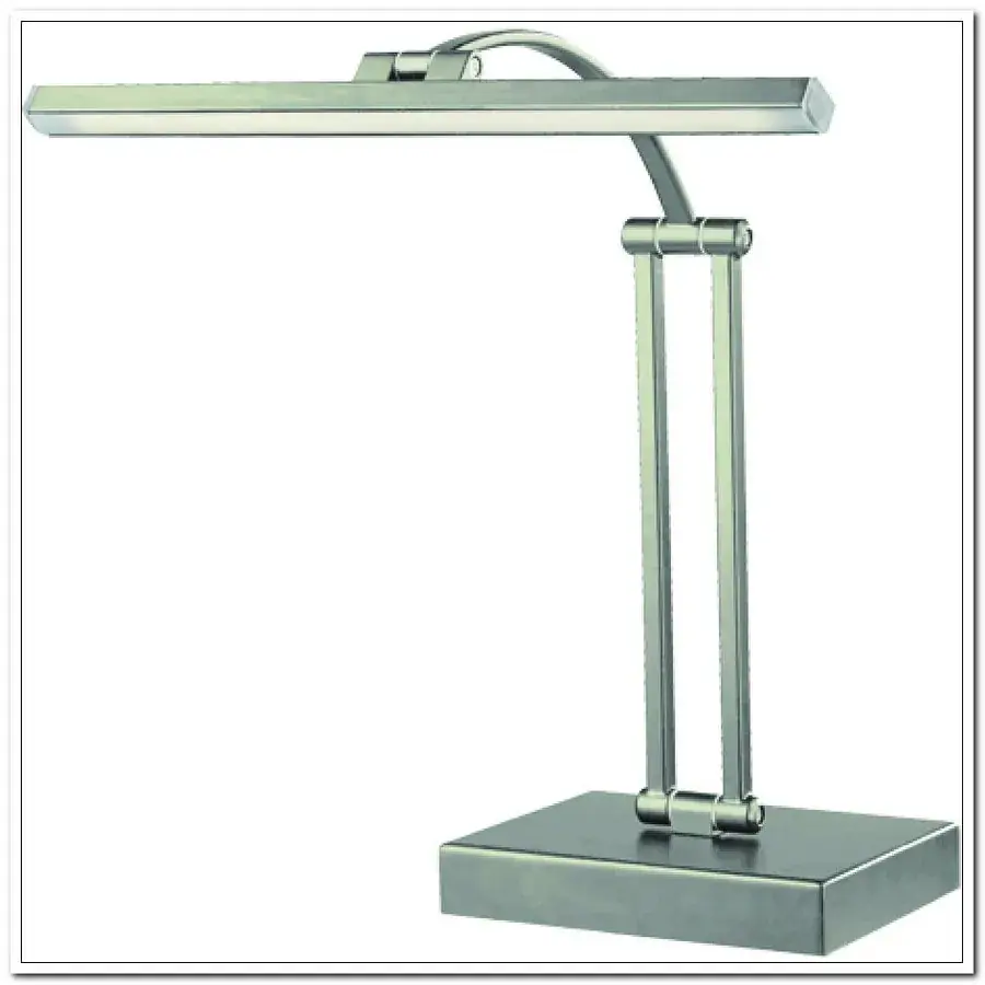 Foto van Tafellamp LED RING wit met dimmer 20cm