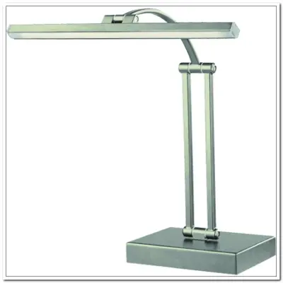 Foto van Tafellamp Matisse 42cm Staal T 7410 S pianolamp en burolamp dimmer