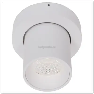 Foto van Spot laguna wit 1-lichts rond IP20 LED 6W 2700K 540lm dimbaar