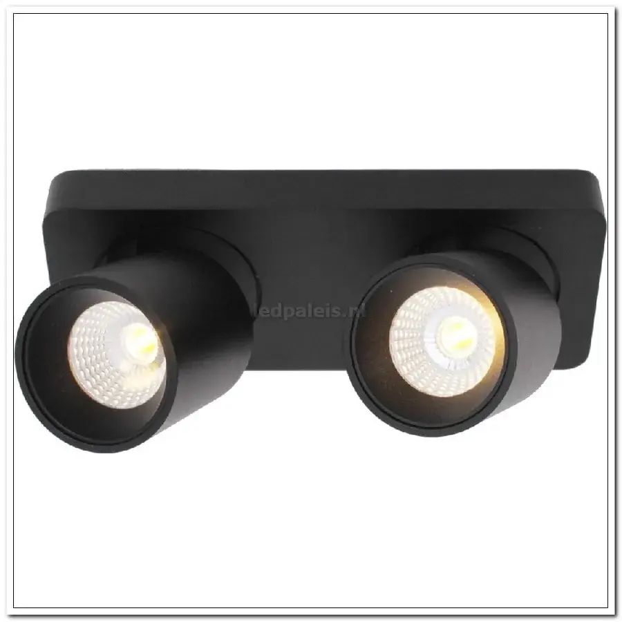 Foto 4 sport laguna zwart 2-lichts IP20 LED 2x6W 2700K 1080lm dimbaar