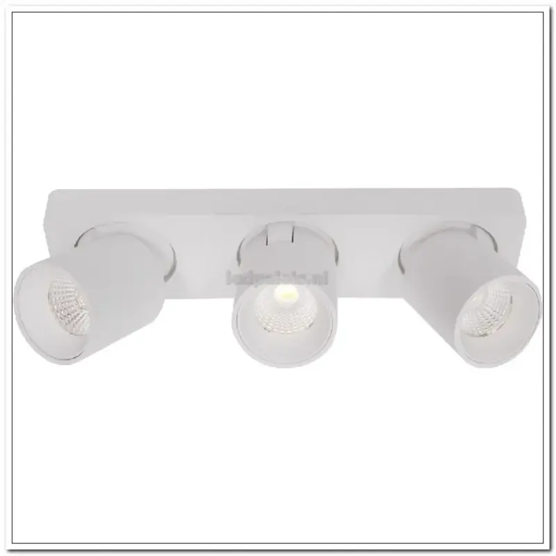 Foto 1 PL laguna wit 3-lichts spot IP20 LED 3x6W 2700K 1620lm dimbaar