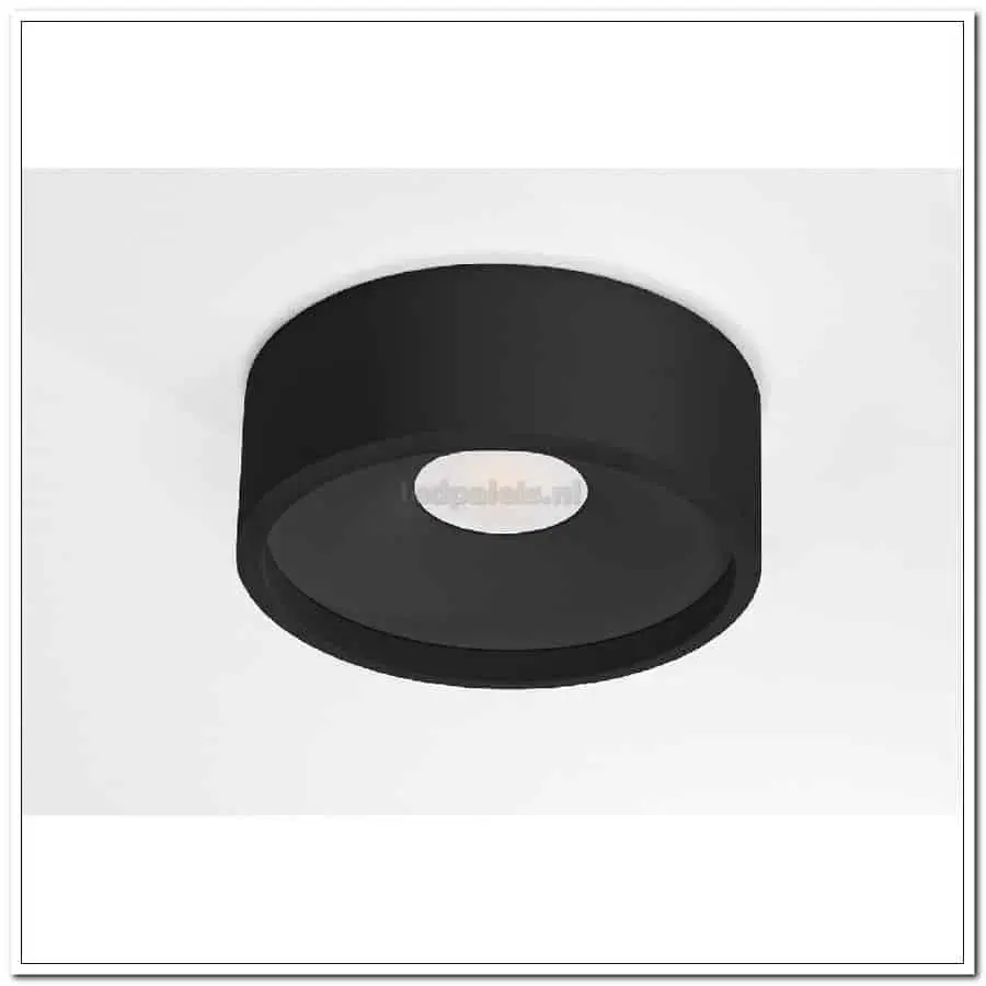 Foto 3 PL zwart "Orlando" Ø14cm 5h LED 10W 2700K 1000lm