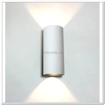 Foto van WL wit Berla 2 up/down Ø7,2cm 18h LED 2x4W 2700K 720lm IP54