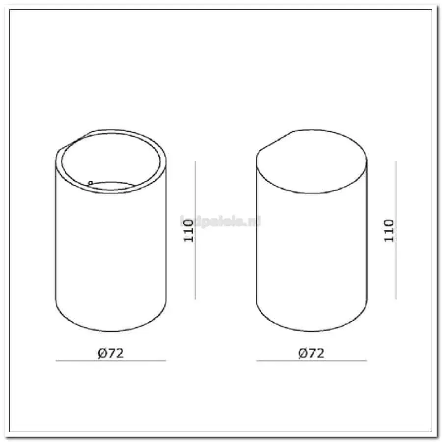Foto 5 WL alu Berla I Ø7,2cm 11h LED 4W 2700K 360lm IP54