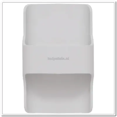 Foto van Wandlamp wit up/down "Dallas" IP54 LED 2x8W 2700K 1440lm dimbaar