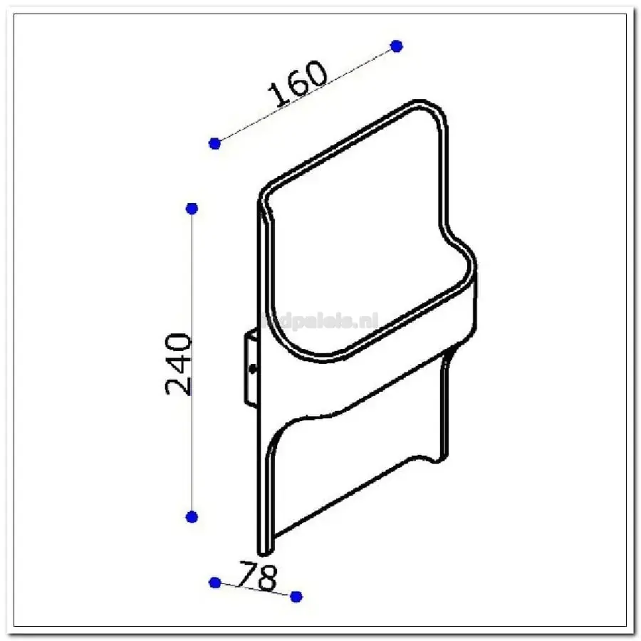 Foto 5 Wandlamp wit up/down "Dallas" IP54 LED 2x8W 2700K 1440lm dimbaar