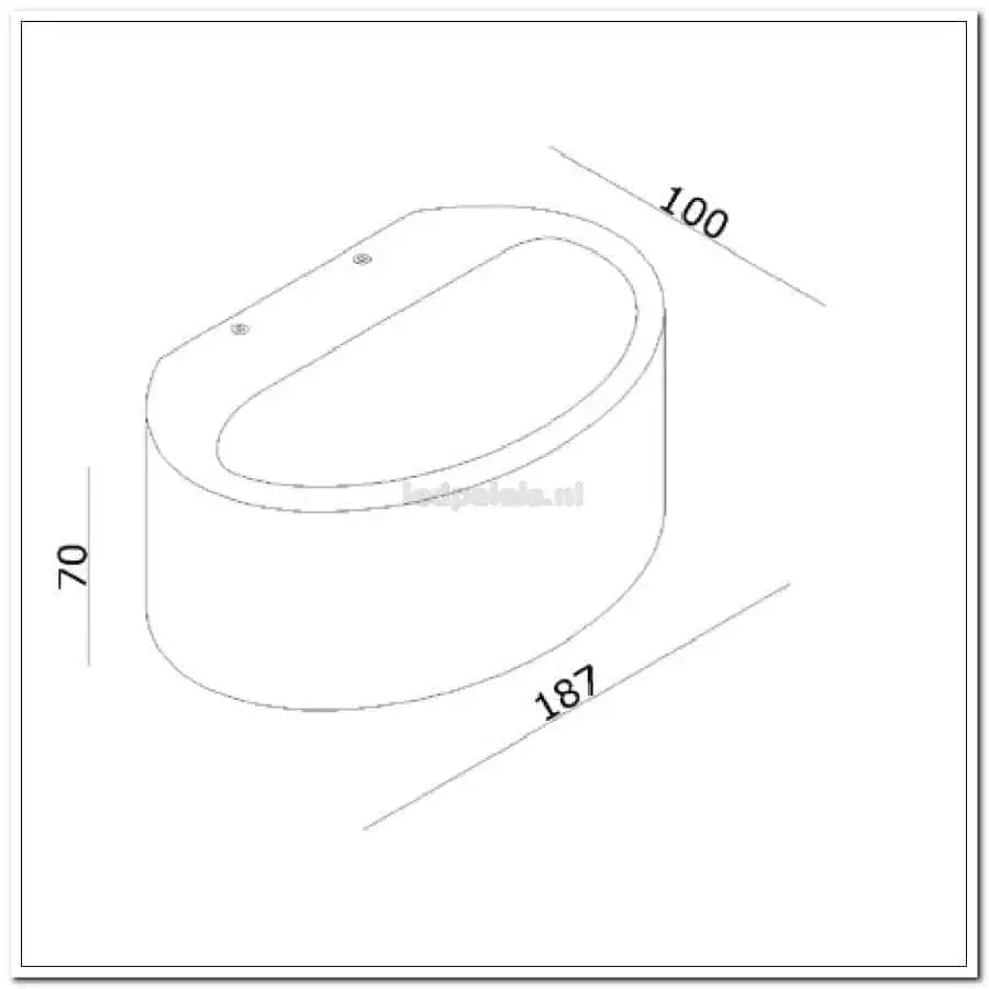 Foto 6 WL wit 1l "Sharp" 19br IP54 LED 7,2W 2700K 830lm