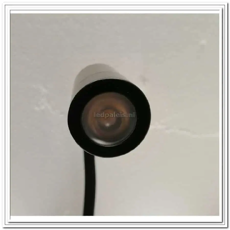 Foto 10 Wandspot LED met usb oplader zwart 3w 2700k rechthoek