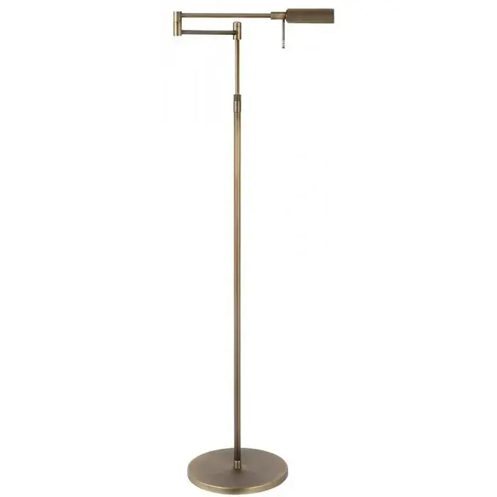 Foto van Vloerlamp staal LED in hoogte verstelbaar en met dimmer