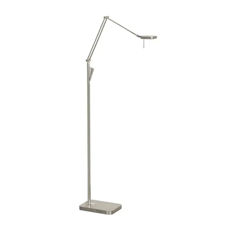 Foto 1 Leeslamp Bolzano staal met 10W LED + dimmer