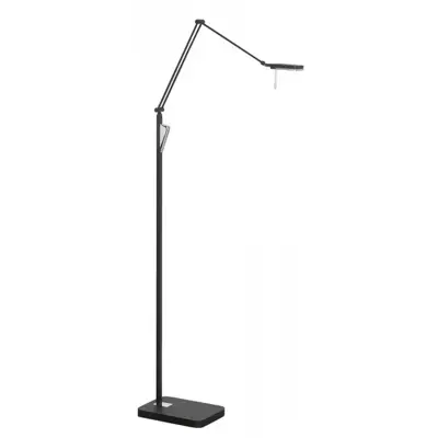Foto van Leeslamp Bolzano Zwart met 10W LED + dimmer