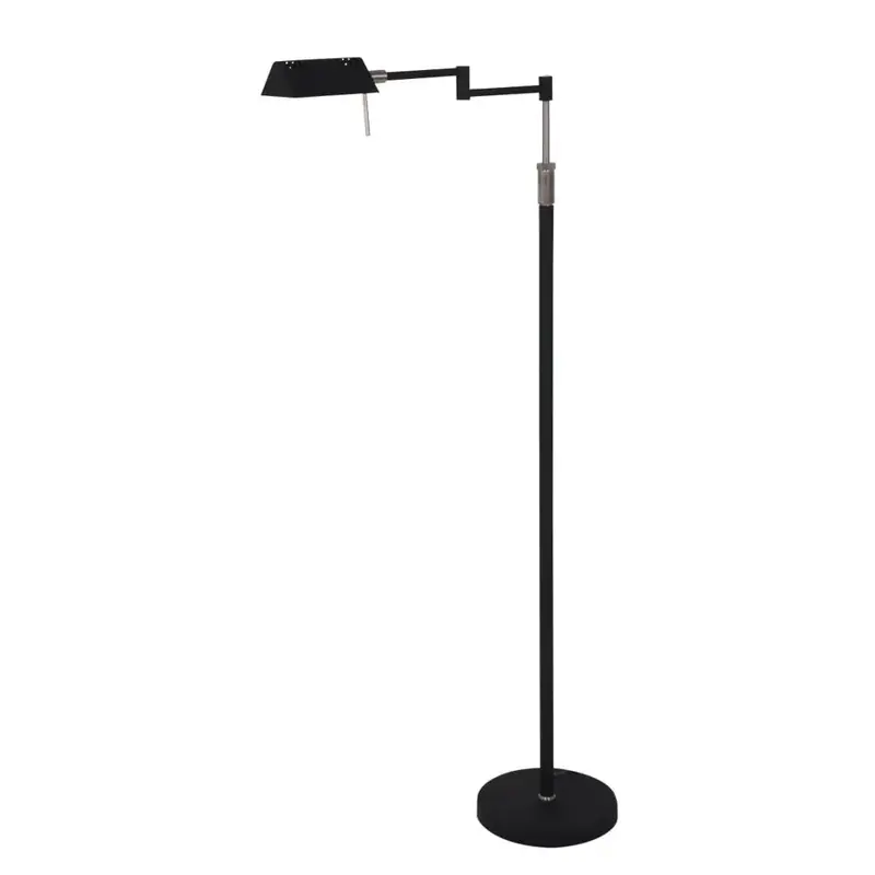 Foto 1 Vloerlamp LED Zwart in hoogte verstelbaar en met dimmer