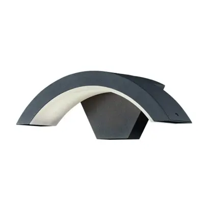 Foto van Wandlamp Harlem antraciet 30cm