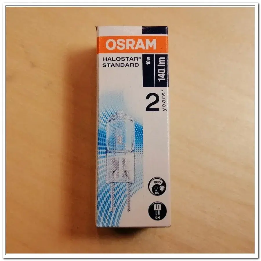 Foto van g9 20w halogeen osram dimbaar 66720 4008321945556
