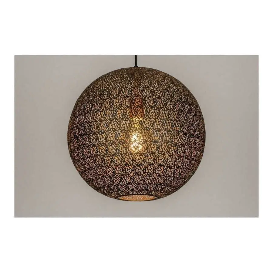 Foto van hanglamp Bol zwart goud Bert ORONERO h 1030 z
