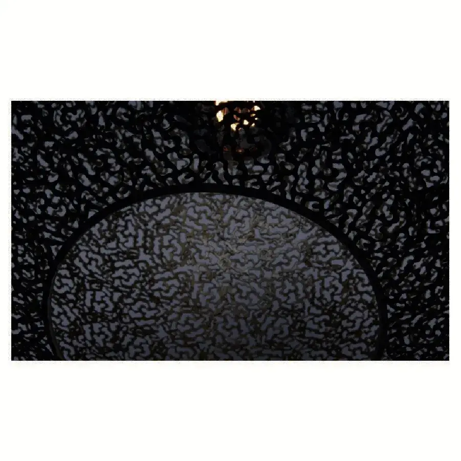 Foto 6 hanglamp Bol zwart goud ORONERO 40cm h 1040 z