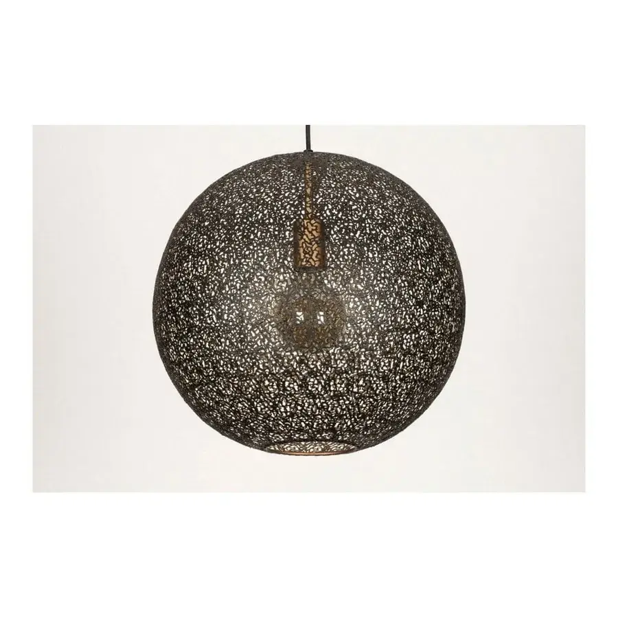 Foto 3 hanglamp Bol zwart goud Bert ORONERO 50cm h 1050 z